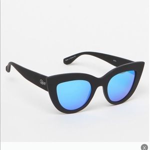 Quay Mirrored cat eye sunglasses